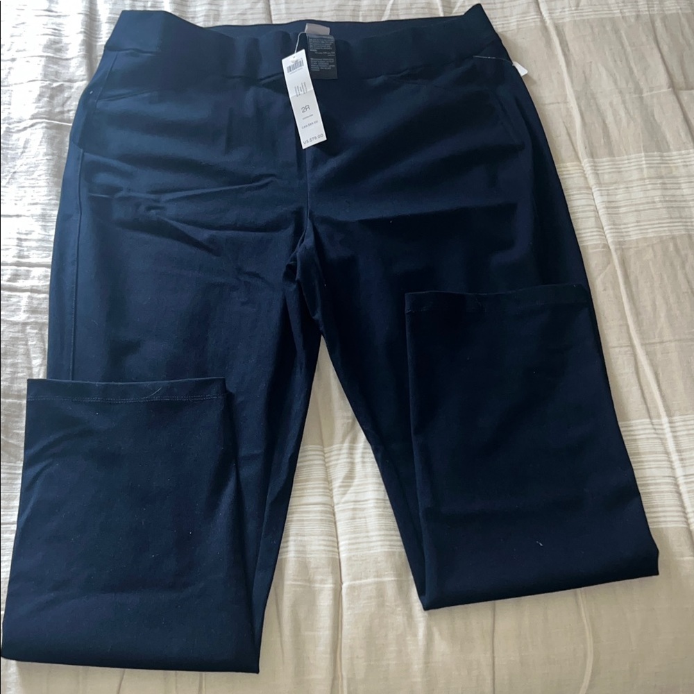 NWT Chico's Dark Blue Straight Leg Pants
Travel collection crepe pant